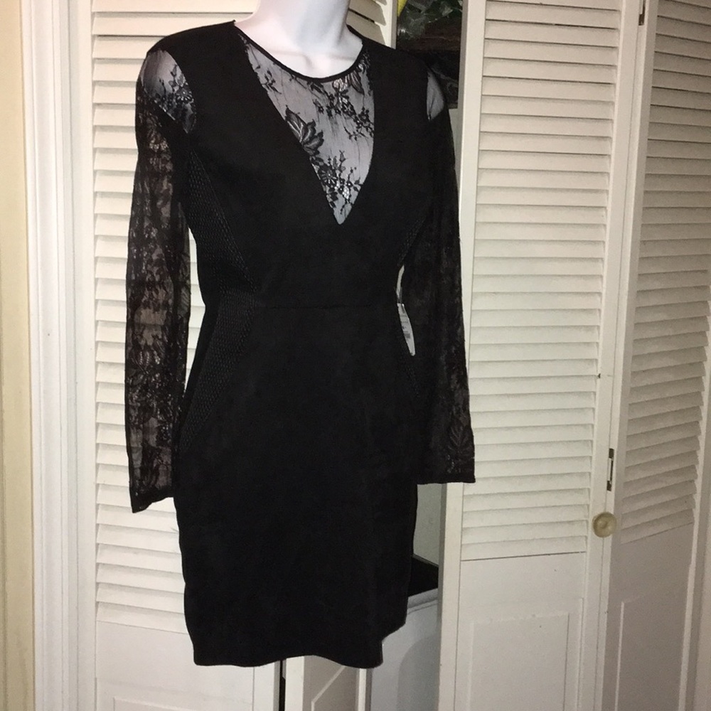 New 2019 mixed media Little black dress M